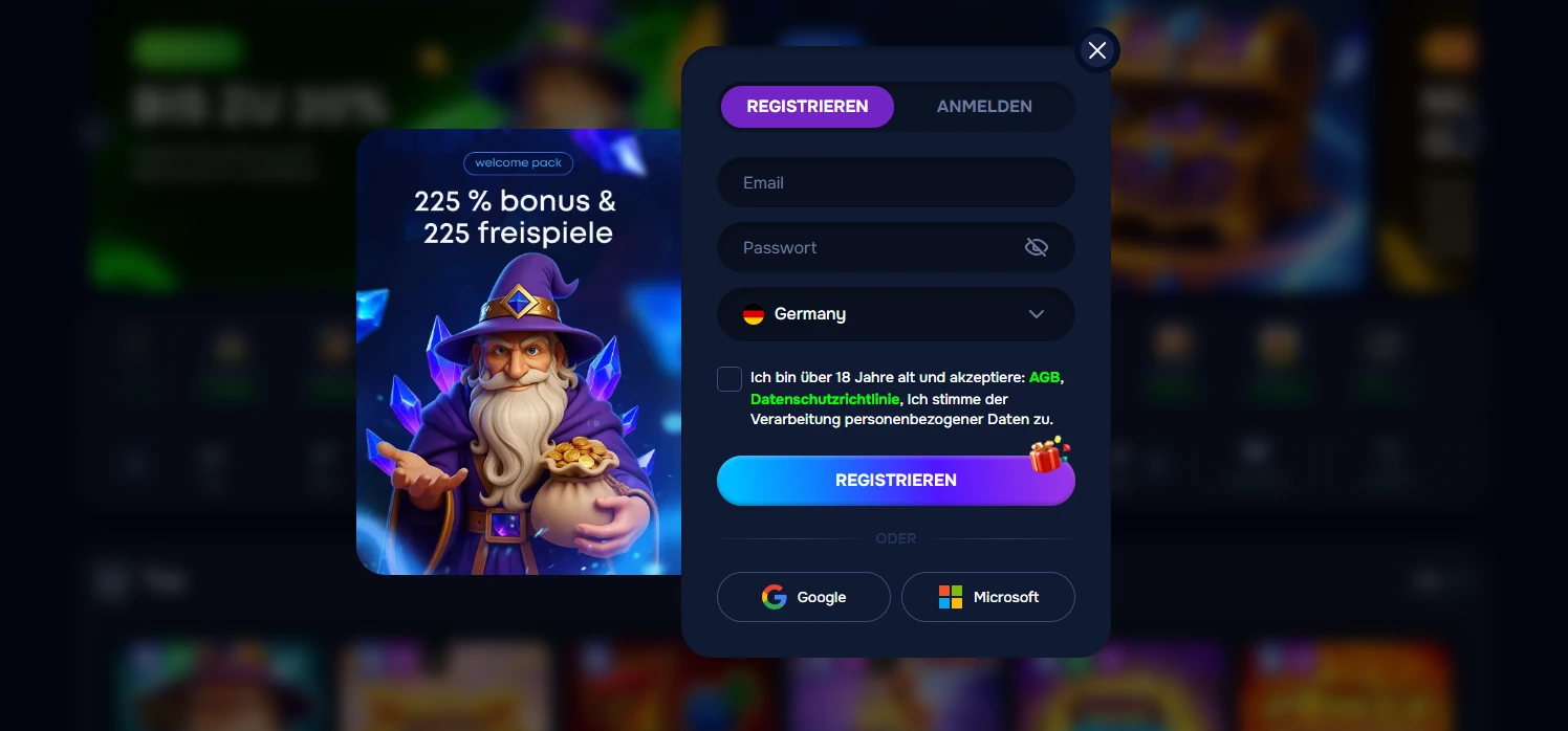 wizardo casino registrieren 